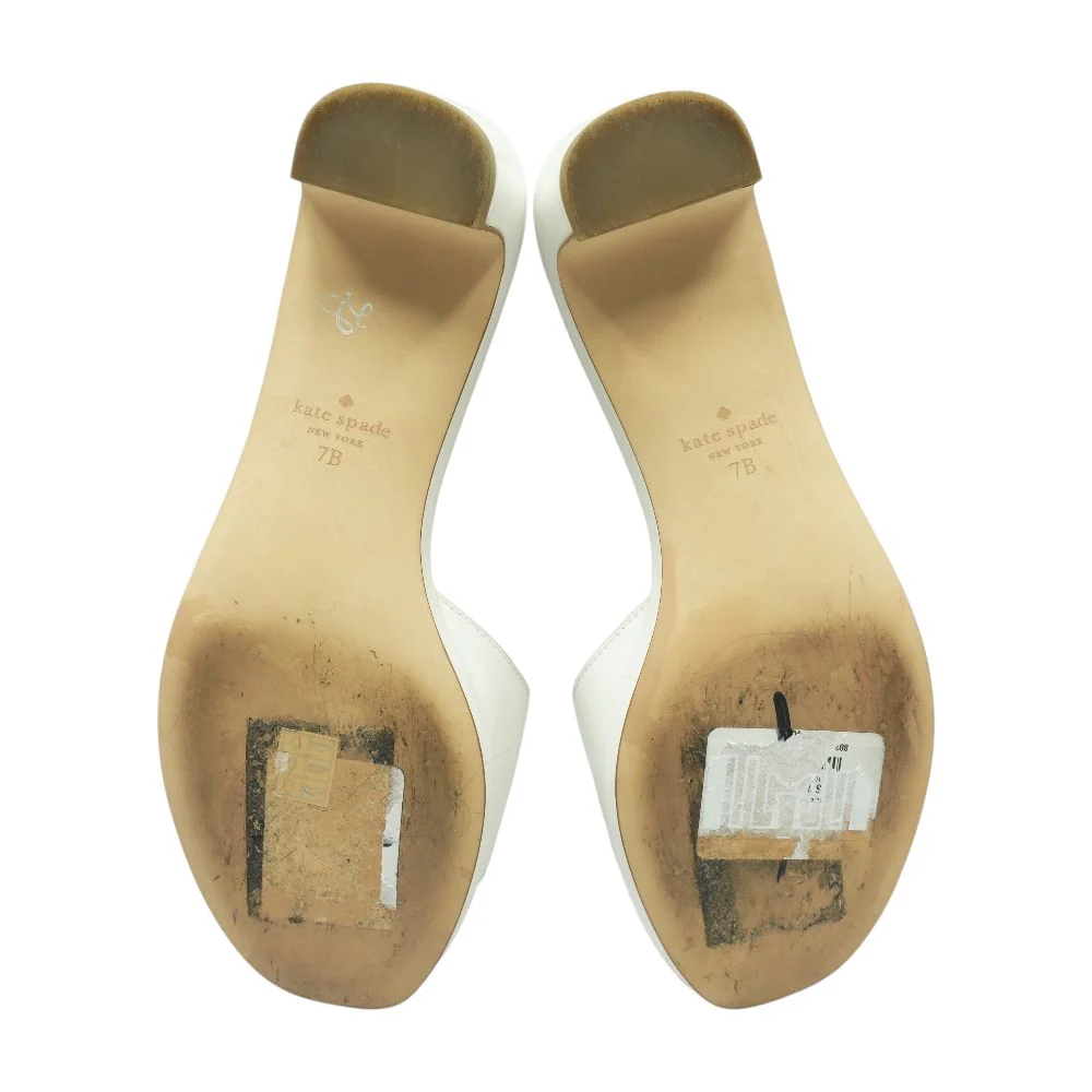 White Block Heels - Image 3