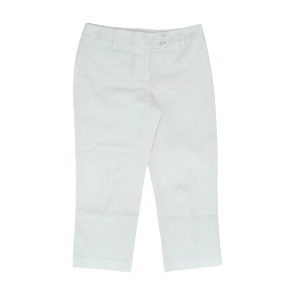 White Capris Pants