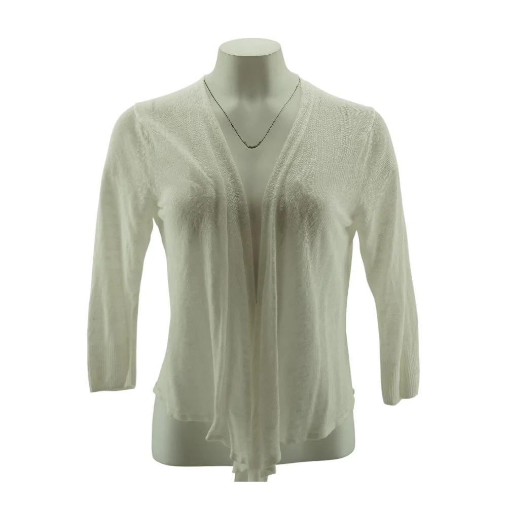 White Cardigan Sweater