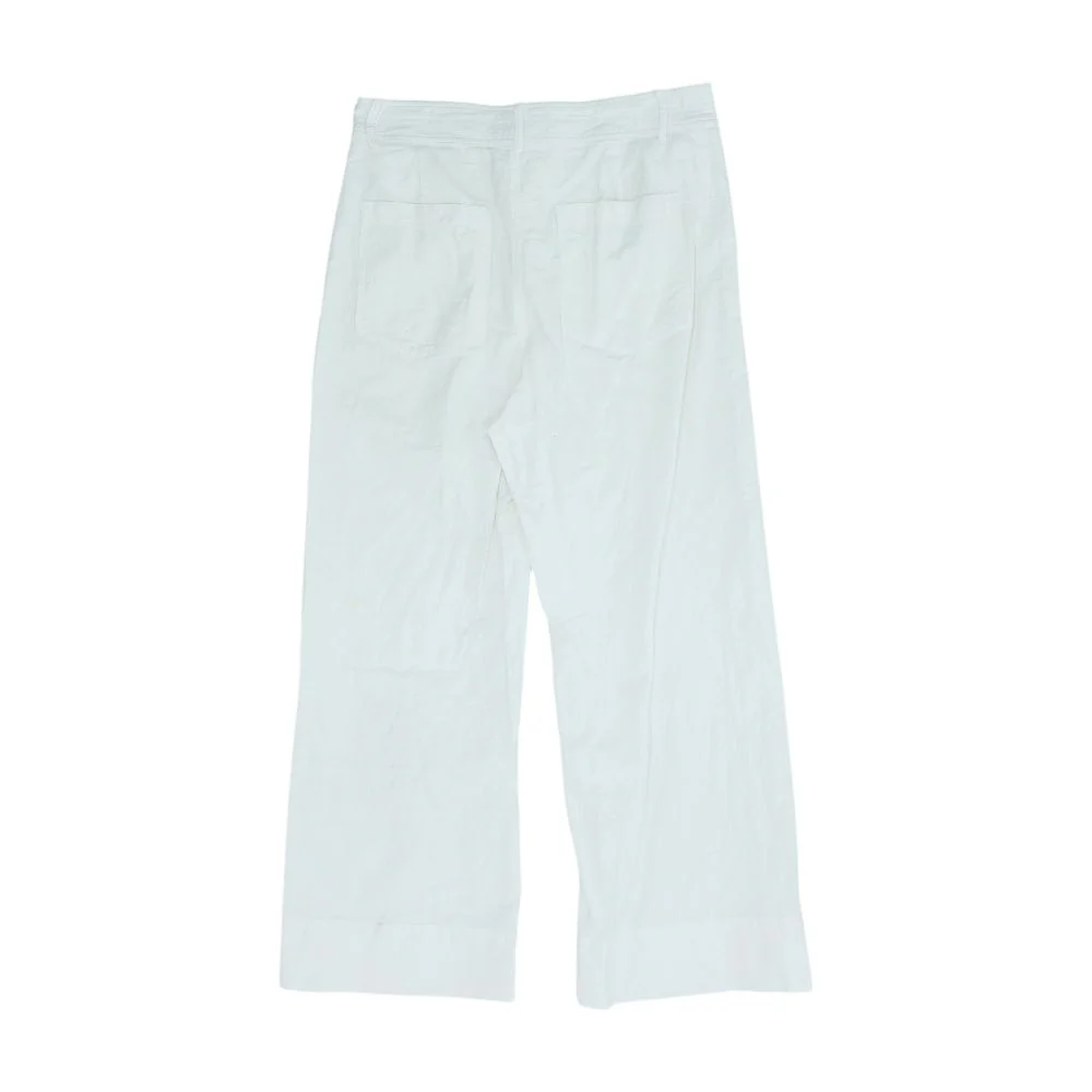 White Casual Pants - Image 2