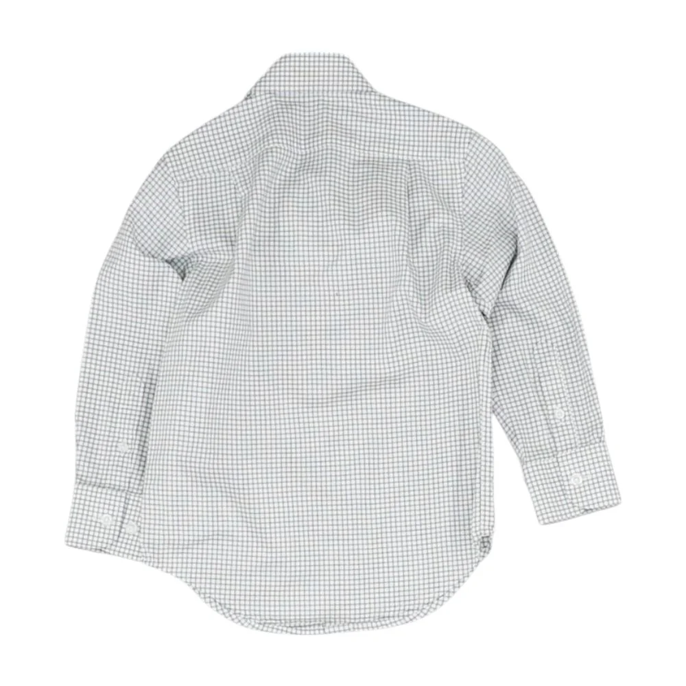 White Check Long Sleeve Button Down - Image 2