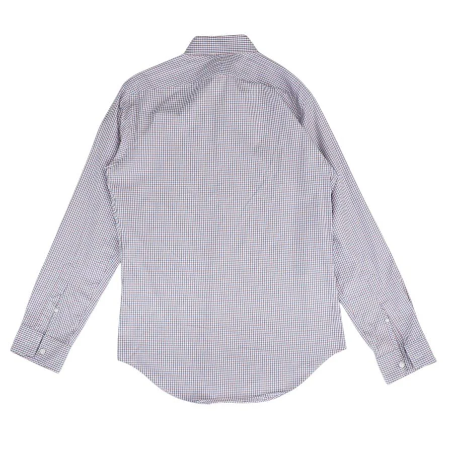White Check Long Sleeve Button Down - Image 2