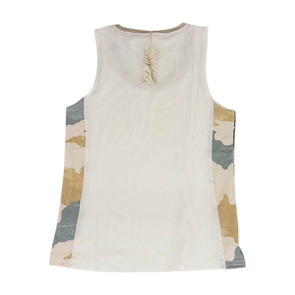 White Color Block Tank - Image 2