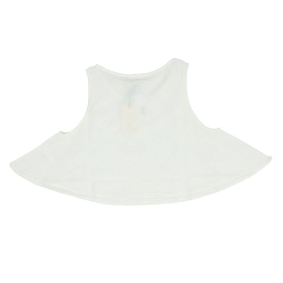 White Cropped Blouse - Image 2