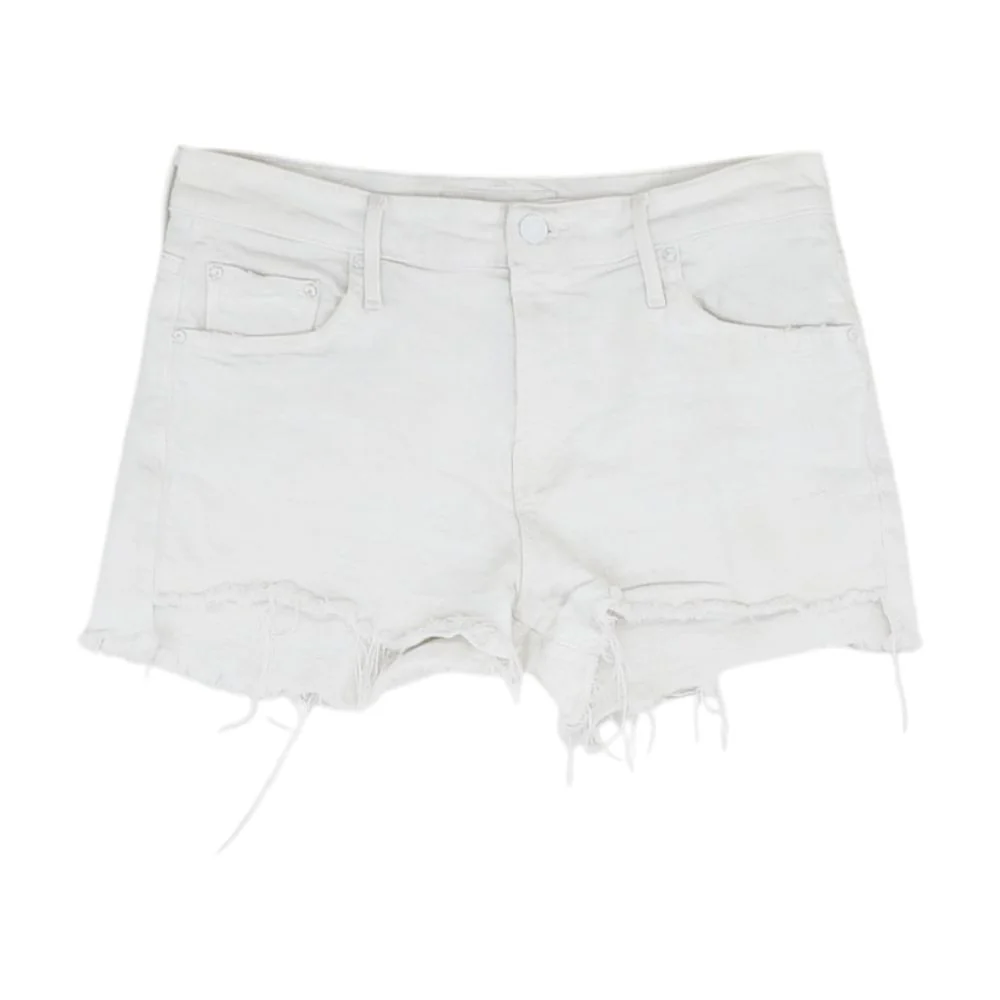 White Denim Shorts
