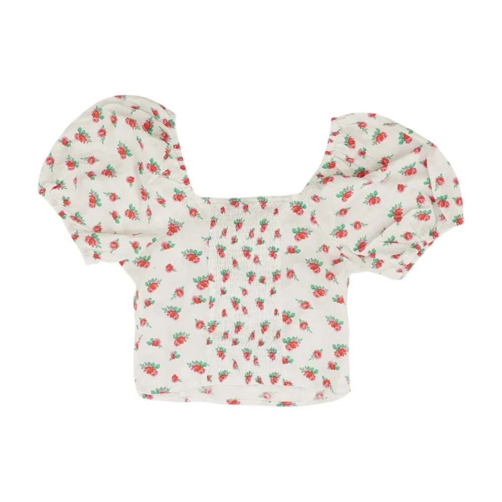 White Floral Blouse - Image 2