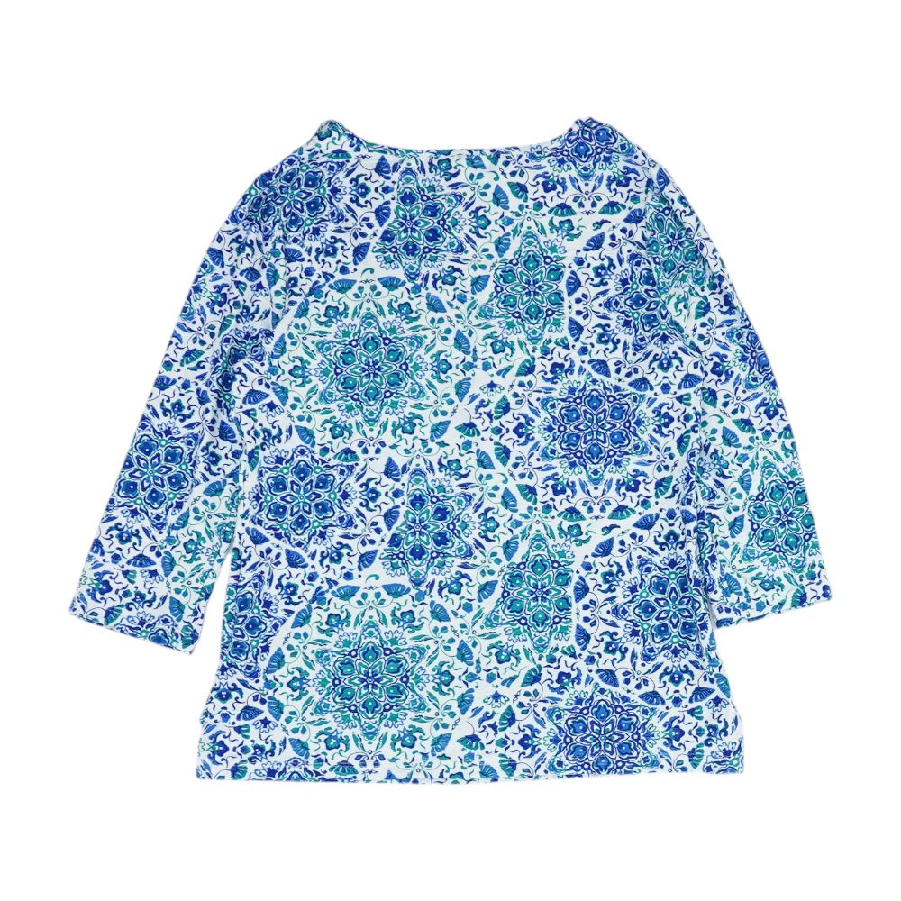 White Floral Knit Top - Image 2