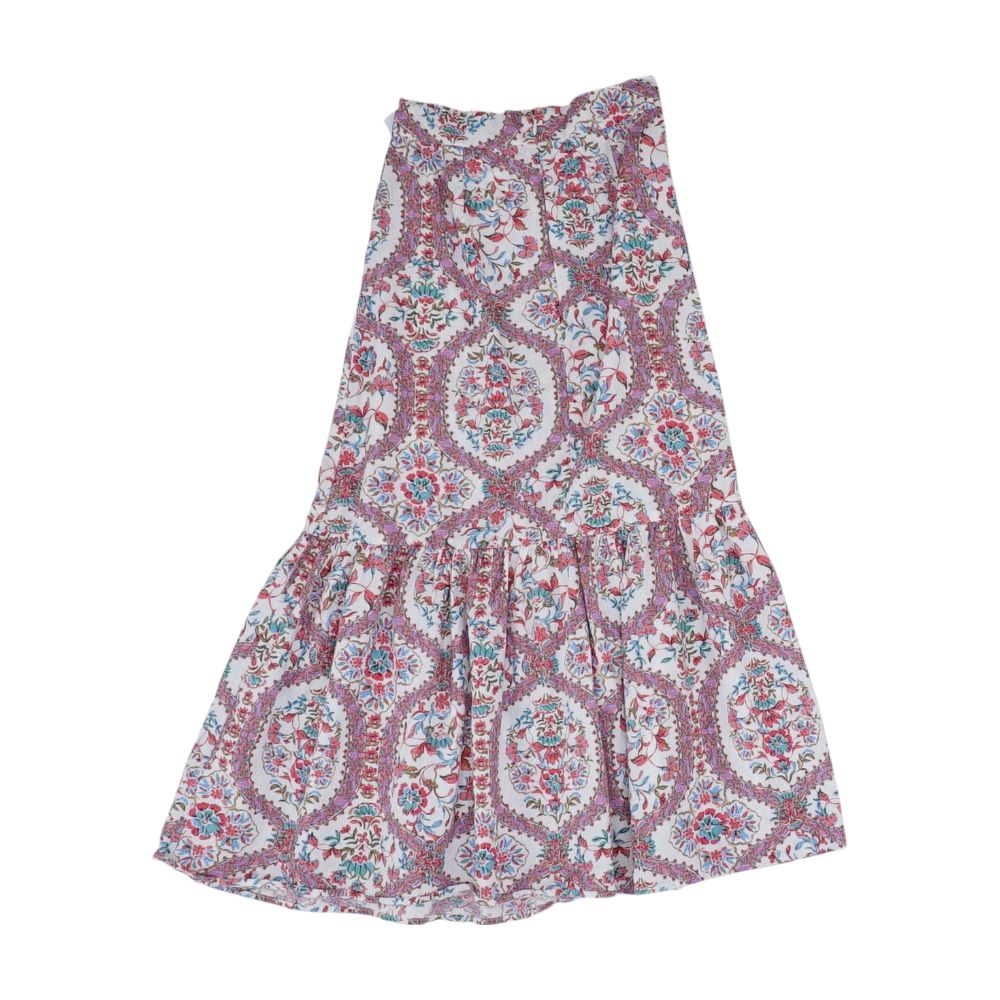 White Floral Maxi Skirt - Image 2
