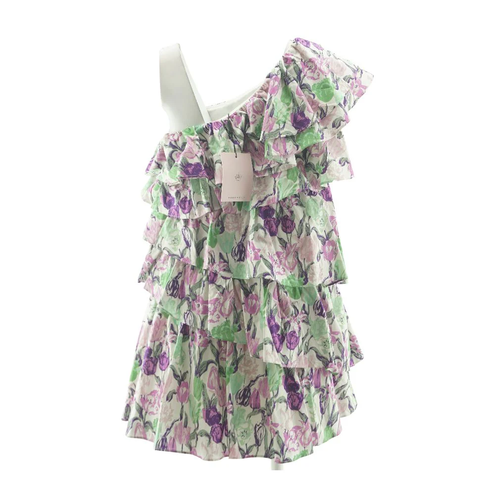 White Floral Mini Dress - Image 2