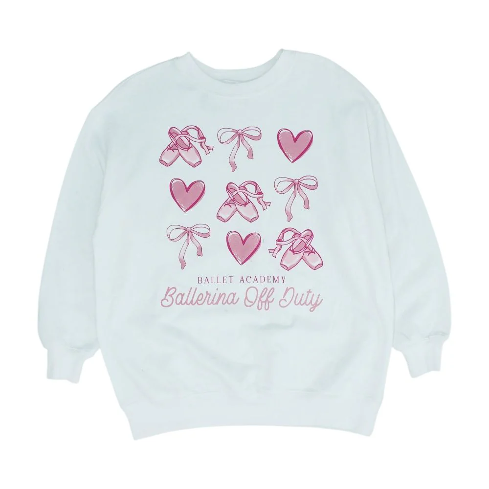 White Graphic Sweatshirt - Image 2