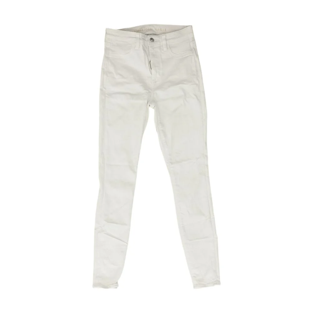 White High Rise Jeans