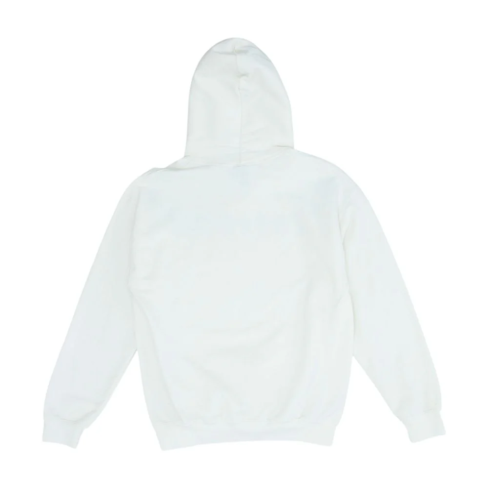 White Hoodie Pullover - Image 2