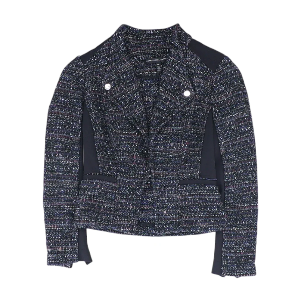 Black Petite Print Blazer