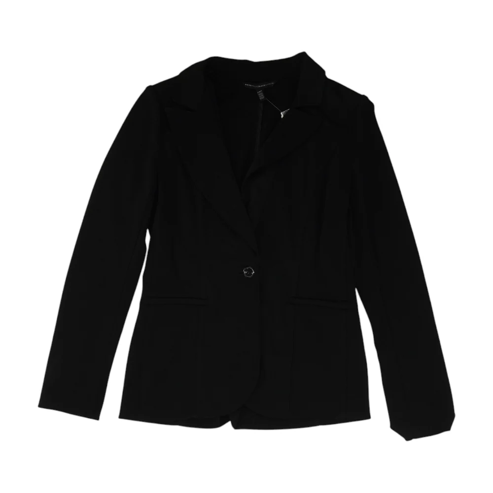 Black Solid Blazer