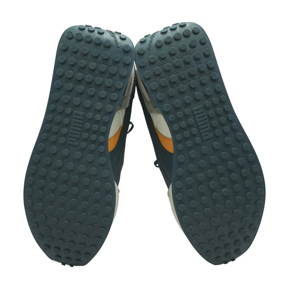 White Low Top Athletic Shoes - Image 3