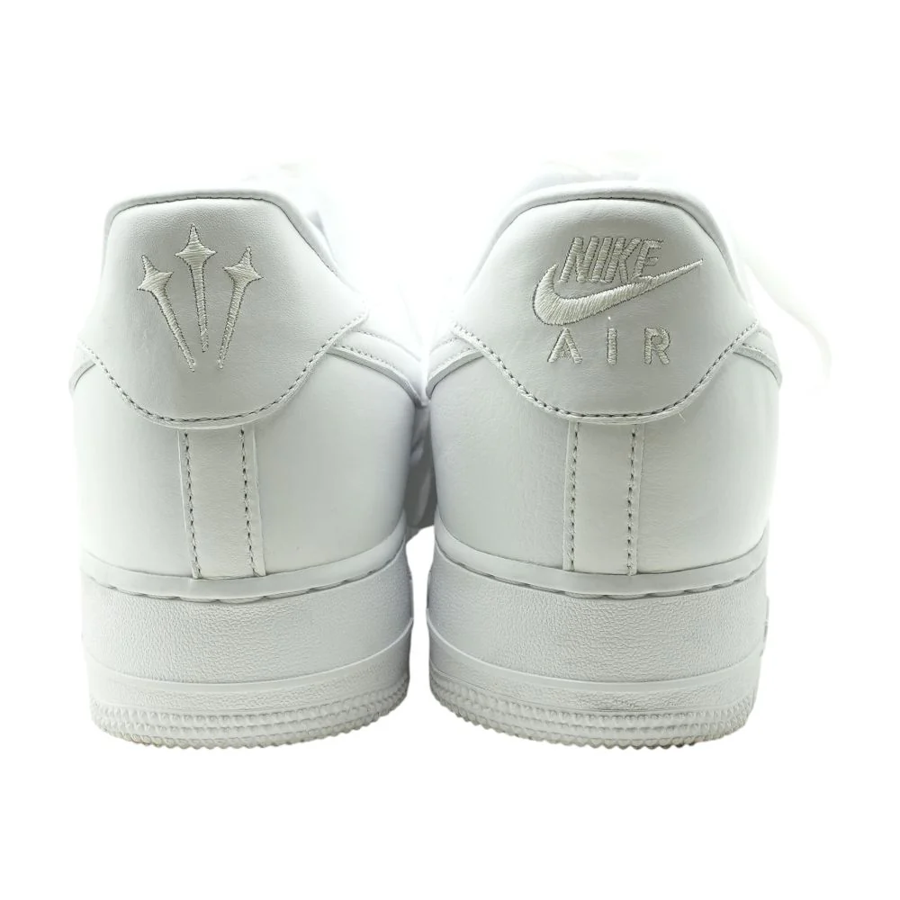 White Low Top Athletic Shoes - Image 2