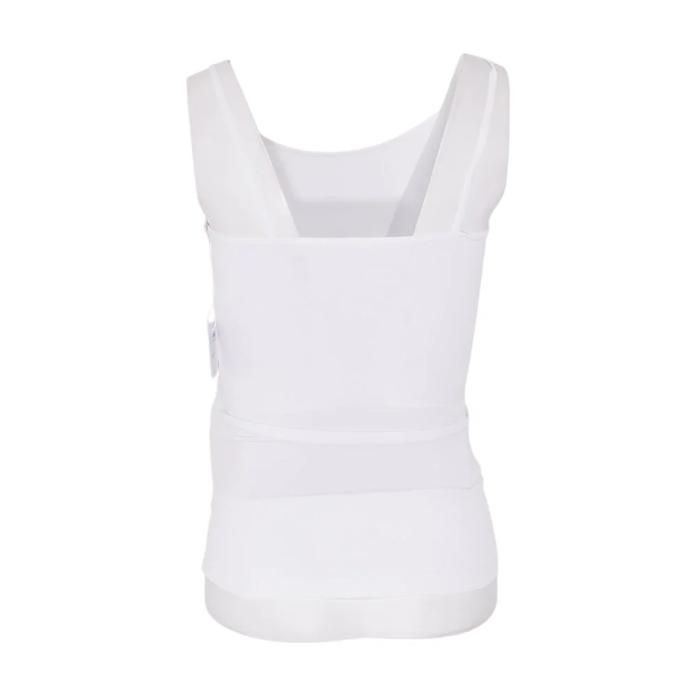 White Maternity Solid Camisole - Image 3