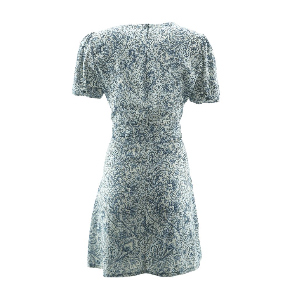 White Paisley Mini Dress - Image 2