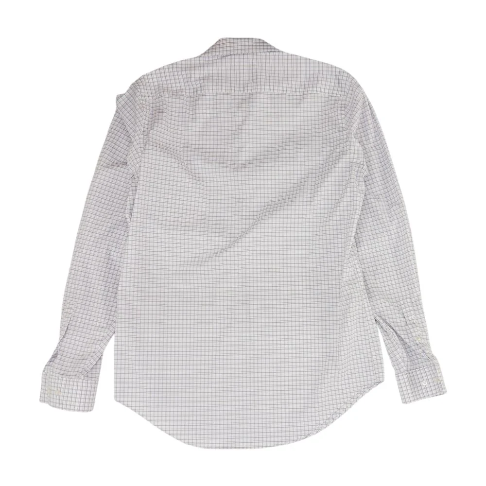 White Plaid Long Sleeve Button Down - Image 2