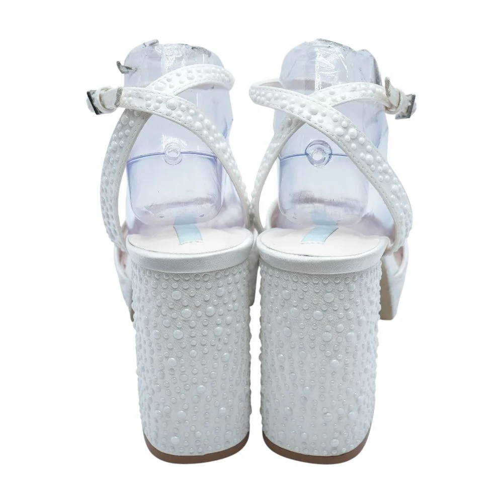 White Platform Heels - Image 2