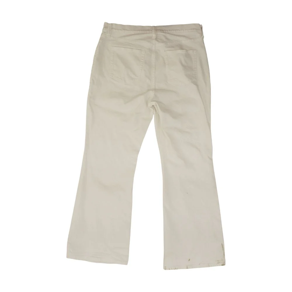 White Plus High Rise Wide Leg Jeans - Image 2
