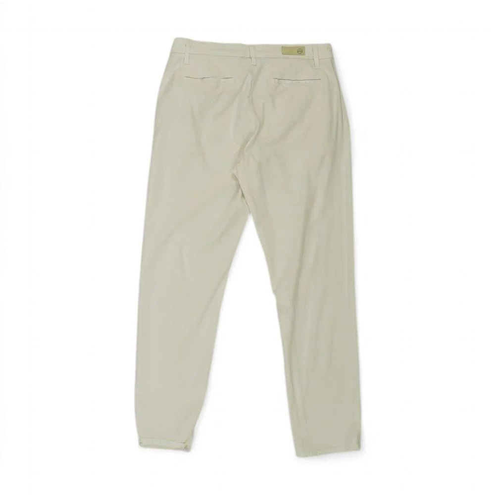 White Solid Chino Pants - Image 2