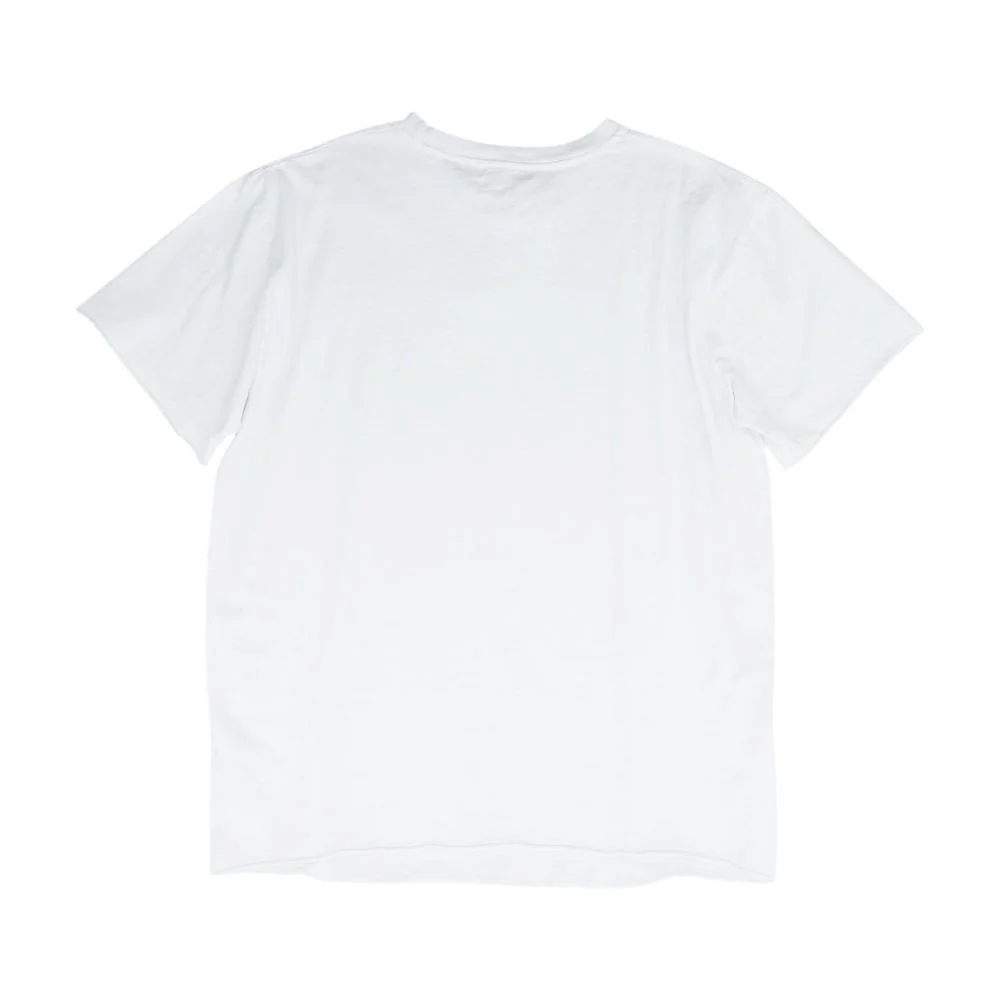 White Solid Crewneck T-Shirt - Image 2