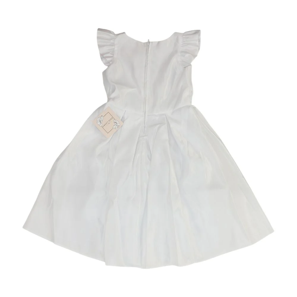 White Solid Dress - Image 2