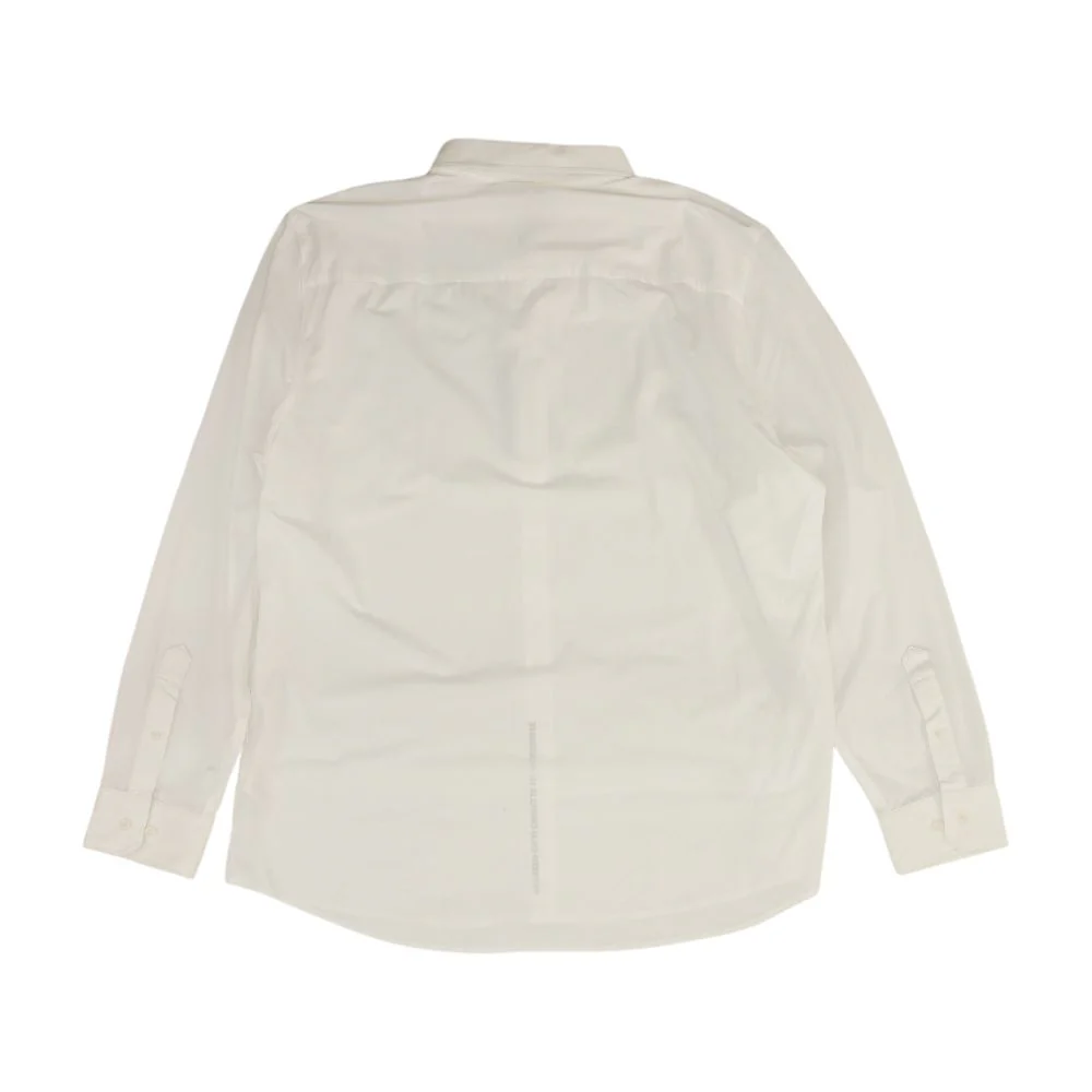 White Solid Long Sleeve Button Down - Image 2
