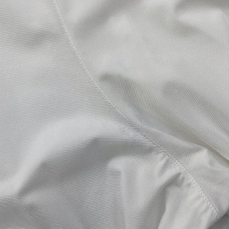 White Solid Long Sleeve Button Down - Image 4