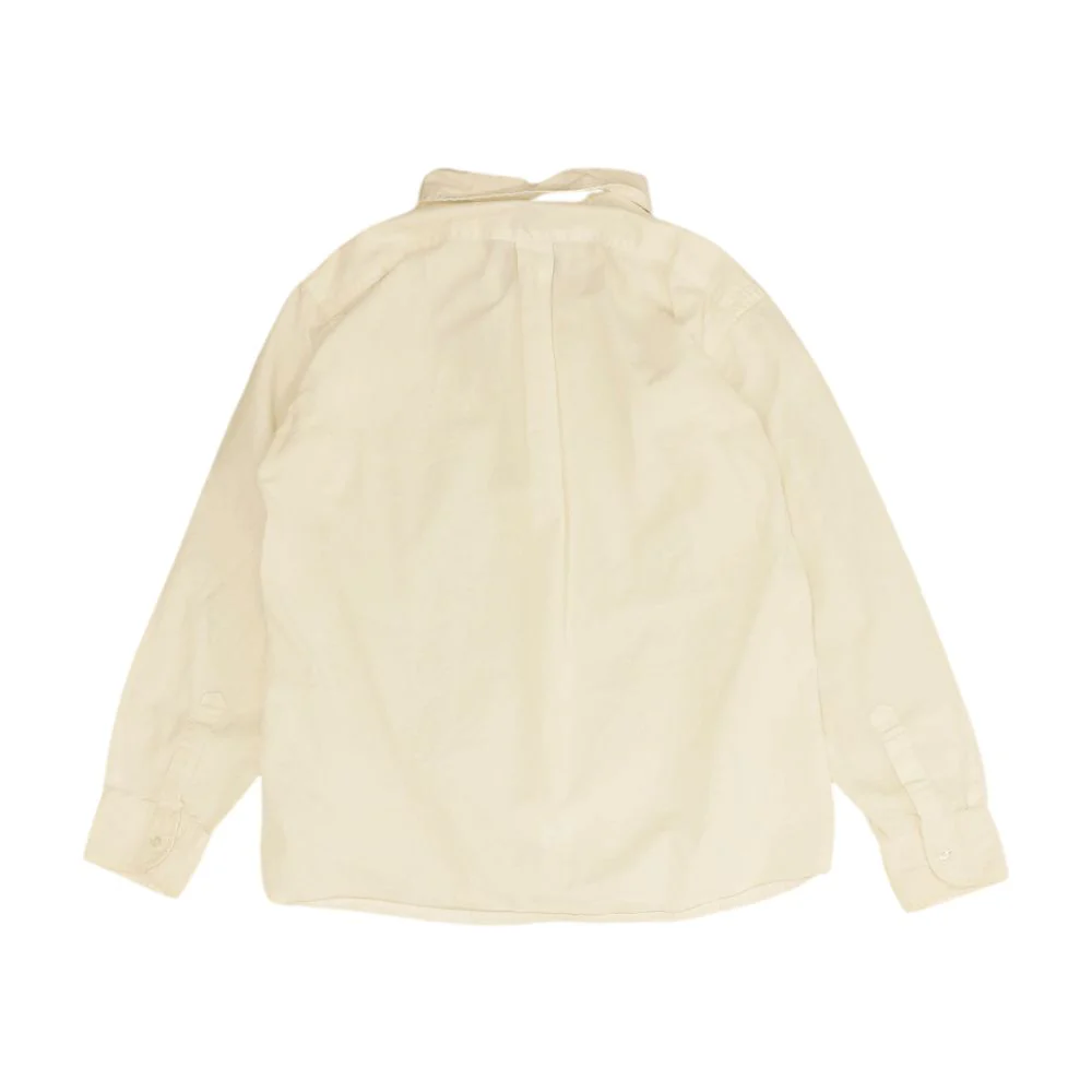White Solid Long Sleeve Button Down - Image 2