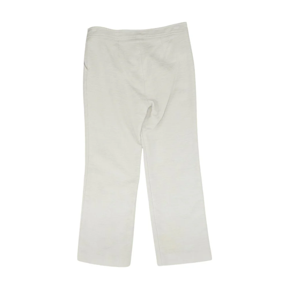 White Solid Pants - Image 2