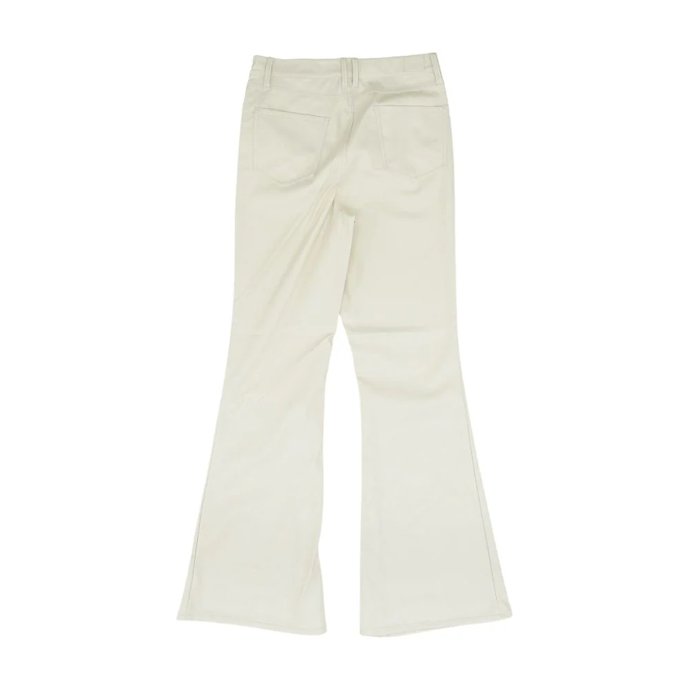 White Solid Pants - Image 2