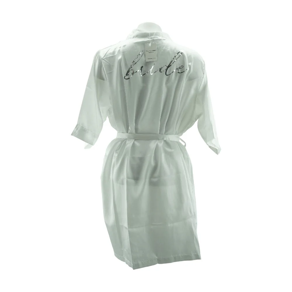 White Solid Robe - Image 2