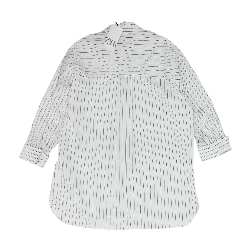 White Striped Button Down - Image 2