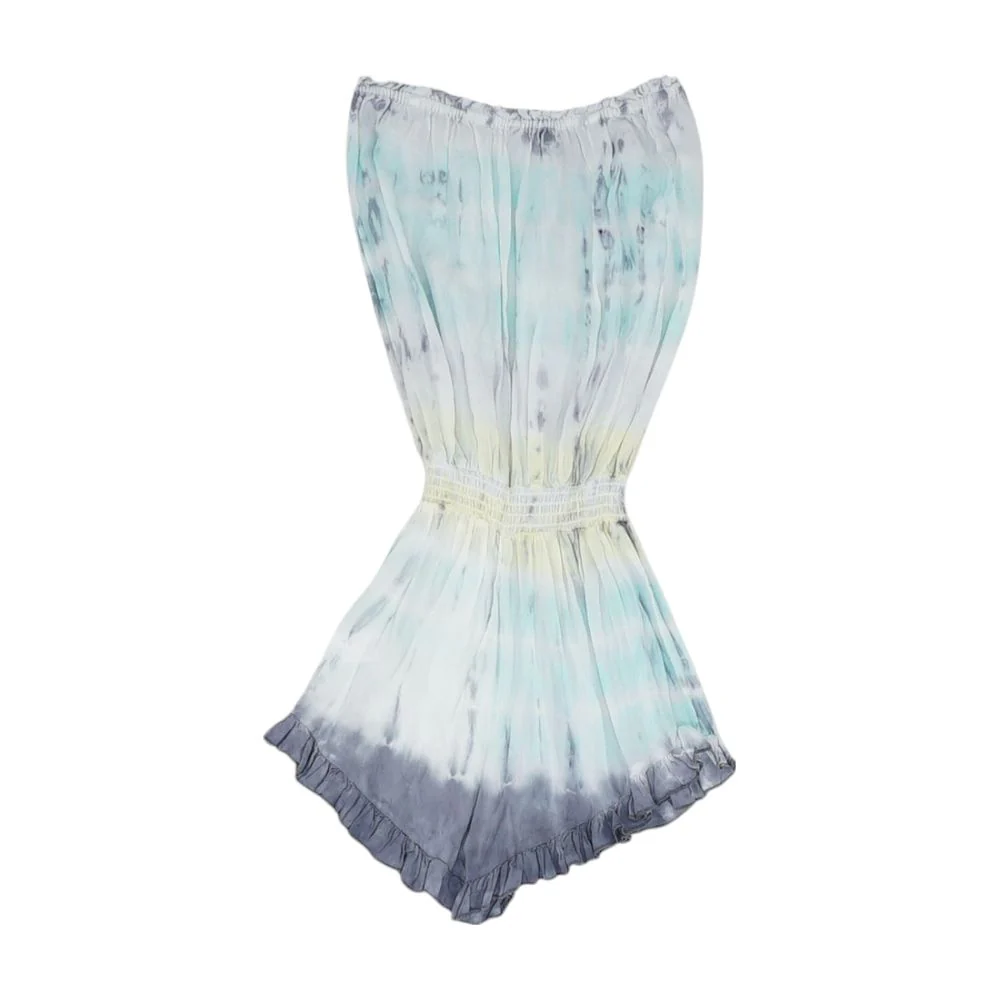 White Tie Dye Romper - Image 2