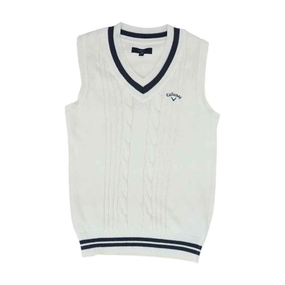 White Vest Sweater