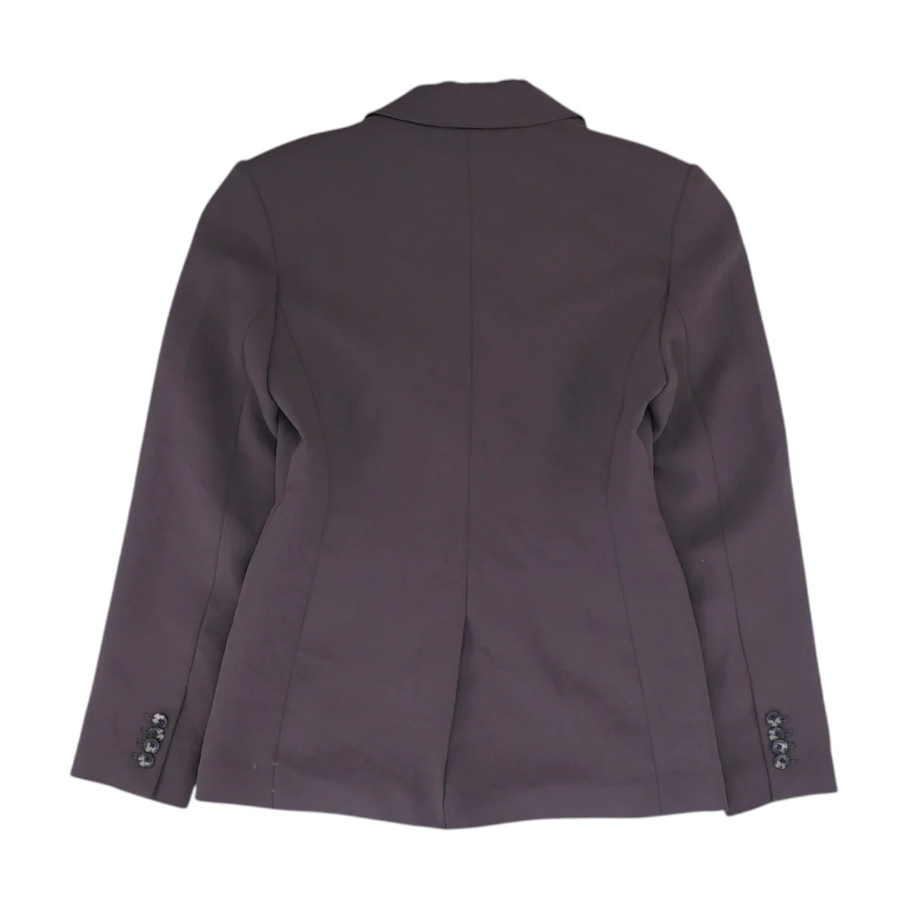 Brown Solid Blazer - Image 2
