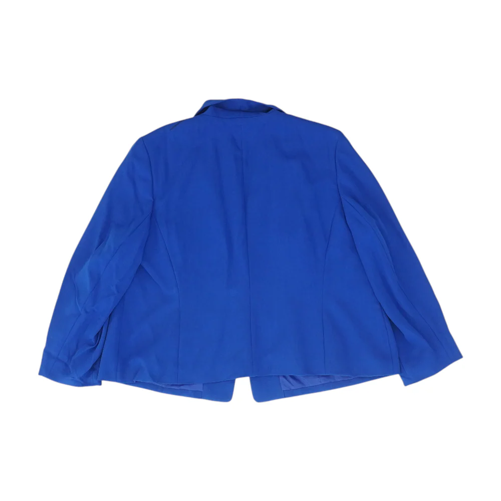 Blue Plus Solid Blazer - Image 2