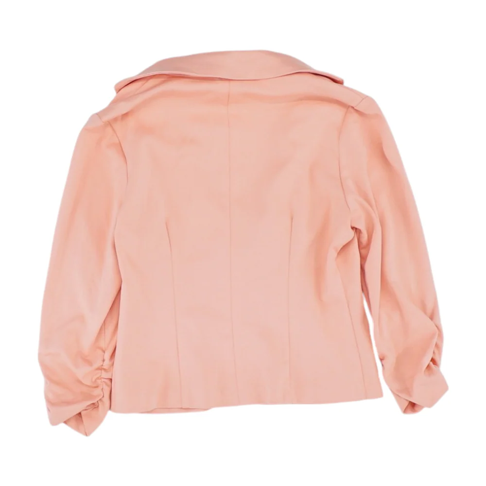 Pink Solid Blazer - Image 2