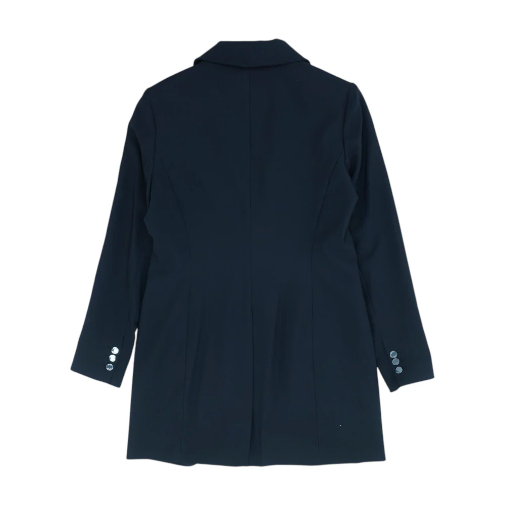 Black Solid Blazer - Image 2