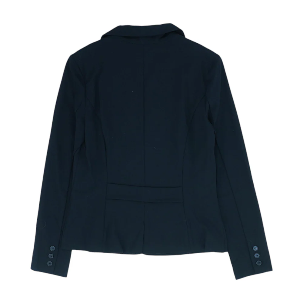 Black Solid Blazer - Image 2