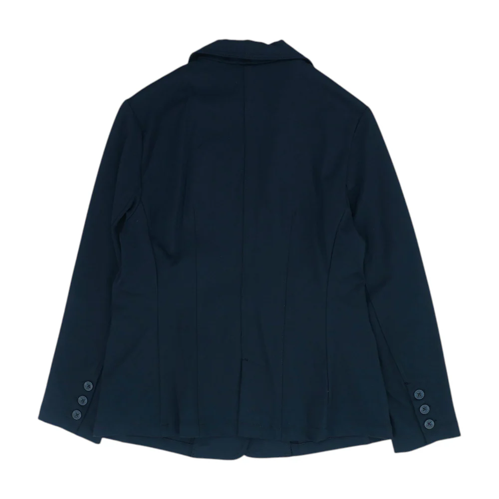 Black Solid Blazer - Image 2