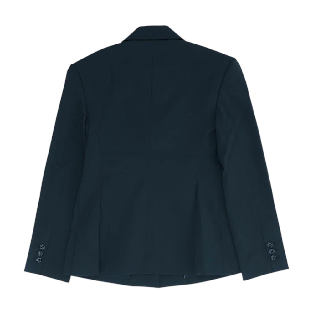 Black Solid Blazer - Image 2