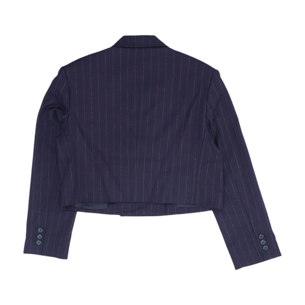 Burgundy Striped Blazer - Image 2