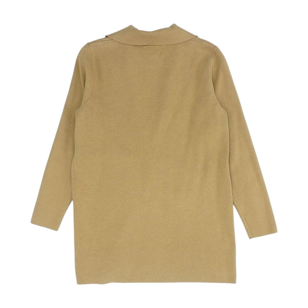 Brown Solid Blazer - Image 2
