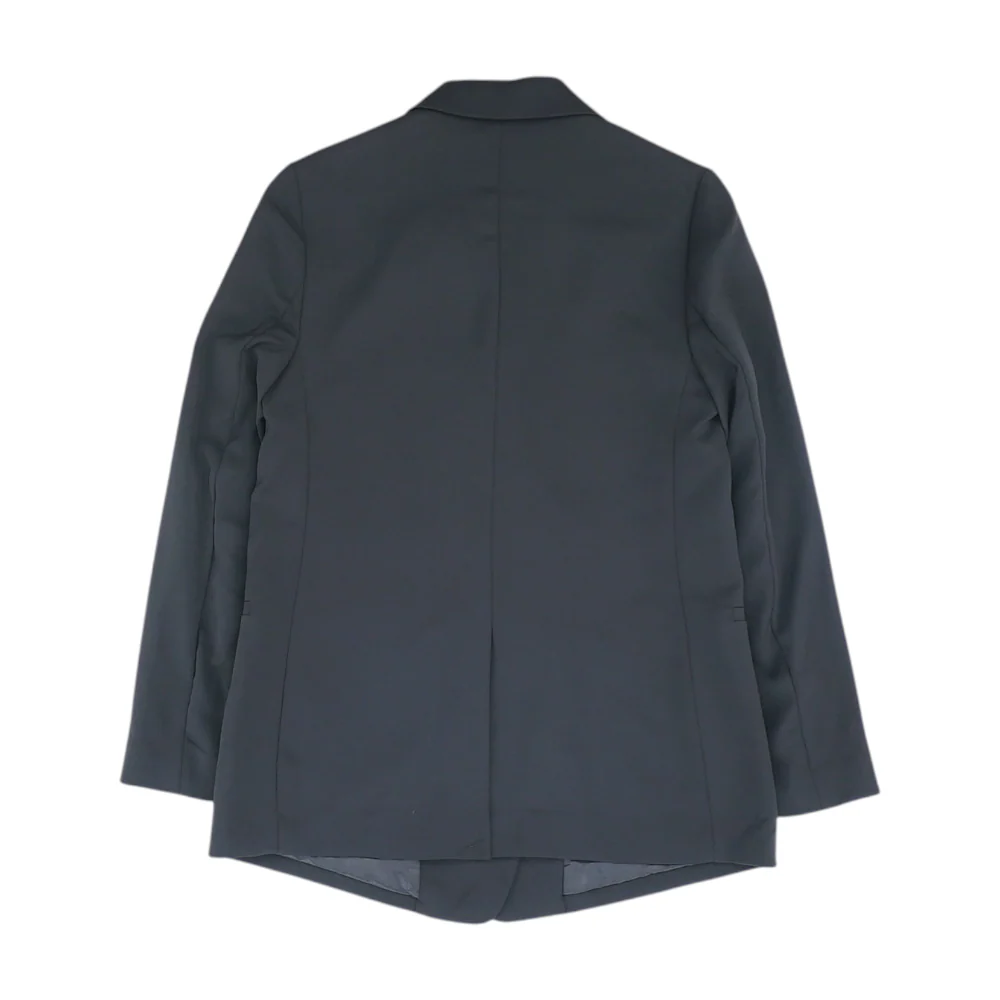 Black Solid Blazer - Image 2