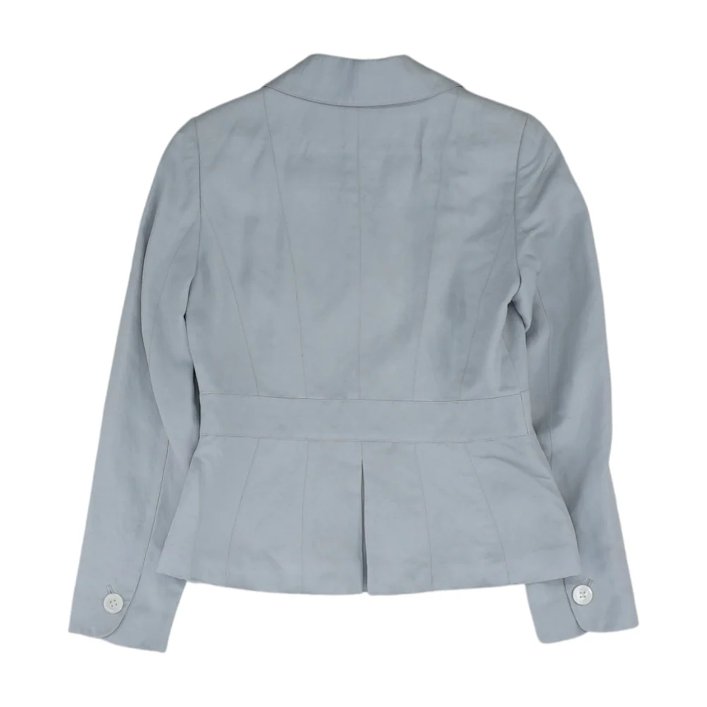 Gray Solid Blazer - Image 2