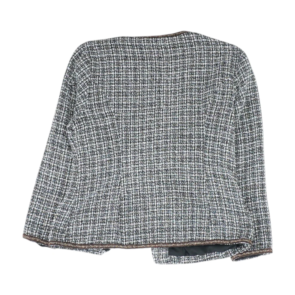 Black Plus Check Blazer - Image 2
