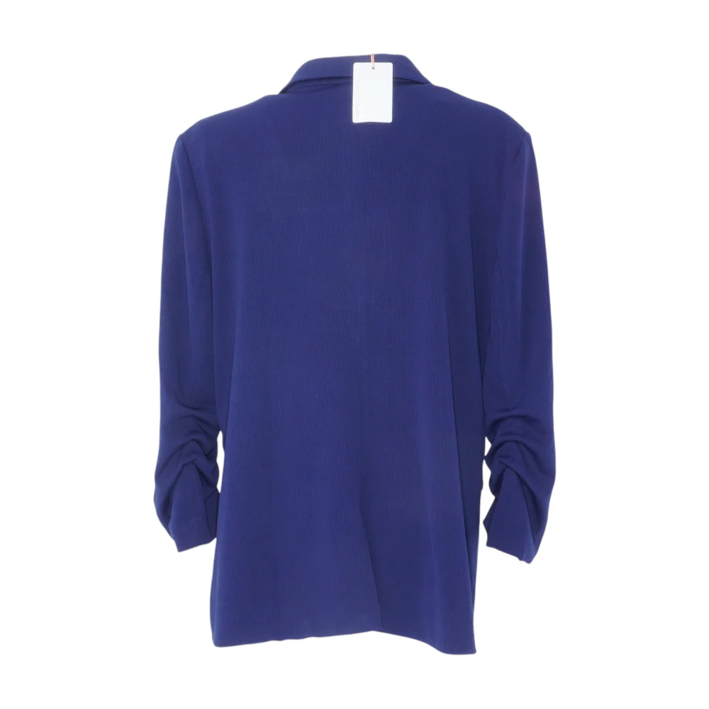 Navy Solid Blazer - Image 2